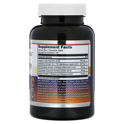 Amazing Nutrition, Blackberry Complex, Brombeerkomplex, 120 Kautabletten