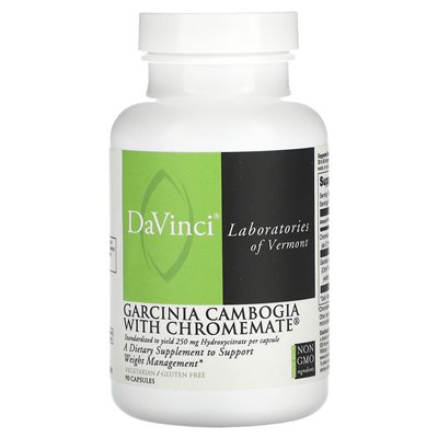 DaVinci Laboratories of Vermont, Garcinia Cambogia mit Chromeamt, 9 Kapseln