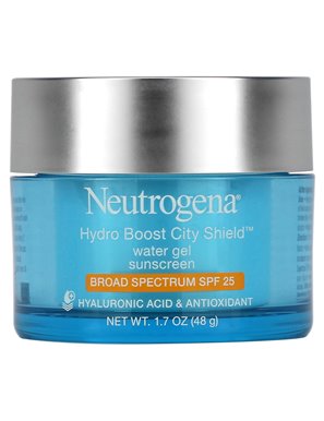 Neutrogena, Hydro Boost City Shield, Żelowy Krem Do Opalania z Wodą, SPF 25, 1.7 uncji (48 g)