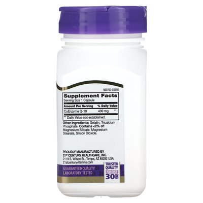 21st Century, CO Q-10, 400mg, 30 Capsules