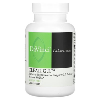DaVinci Laboratories of Vermont, Clear G.I., 120 kapsułek DaVinci Laboratories of Vermont, Clear G.I., 120 kapsułek
