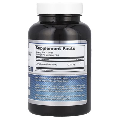 Amazing Nutrition, L-Tryptophan, 1000mg, 120 Tablets