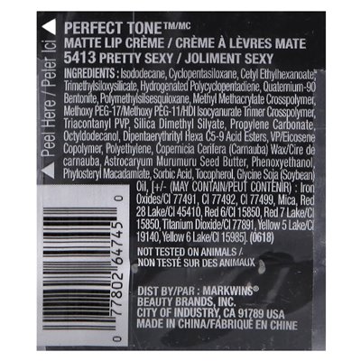 Black Radiance, idealny ton, matowy crème, 5413 całkiem sexy, 0,17 fl oz (5,1 ml)