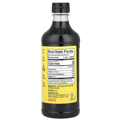 Bragg, Liquid Aminos, Sojaprotein-Gewürz, 16 Oz (473 ml)