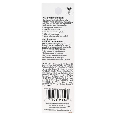 Black Radiance, Precision Brow Sculptor, CA6552 Schwarzbraun, 0,002 uncji (0,06 g)