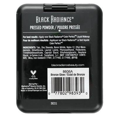 Black Radiance, Pressed Powder, 8606A Bronze Radiance, 0.28 oz (7.8 g)
