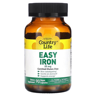Country Life Easy Iron 25mg 90 vegane Kapseln