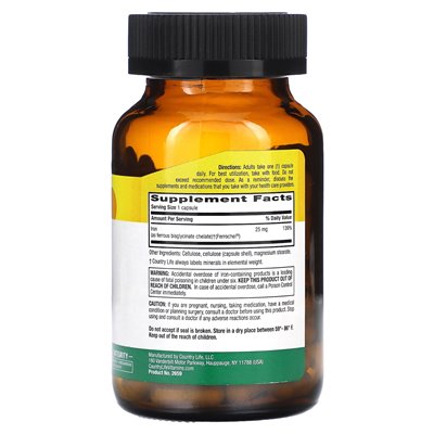 Country Life Easy Iron 25mg 90 vegane Kapseln
