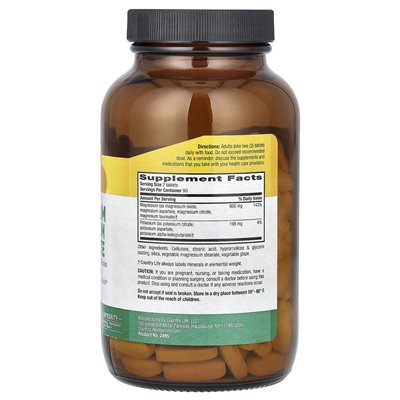 Country Life, Target Minis, Magnesium Potassium Aspariacian, 180 Tablets