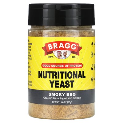 Bragg Nutritional Yeast, Smoky BBQ, 3 oz (85 g)