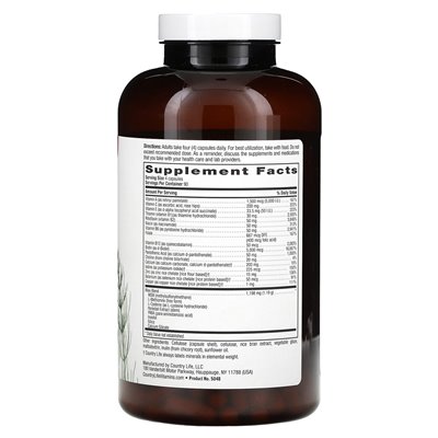 Country Life, Maxi-Hair Plus, 5000 mcg, 360 vegetarian capsules (1250 mcg per capsule)