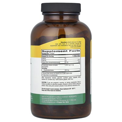 Country Life, Phosphatidyl Choline Complex, 1200 mg, 200 soft