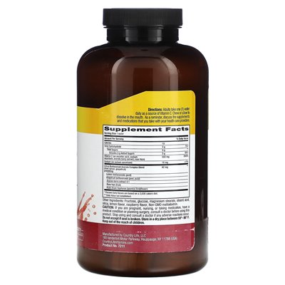 Country Life, Chewable Acerola, Vitamin C Complex, Berry, 500 mg, 180 Wafers Country Life, Chewable Acerola, Vitamin C Complex, Berry, 500 mg, 180 Wafers