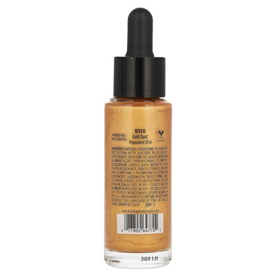 Black Radiance, płynny rozświetlacz Radiance, 9310 Złoty Pył, 1 fl oz (30 ml) Black Radiance, płynny rozświetlacz Radiance, 9310 Złoty Pył, 1 fl oz (30 ml)