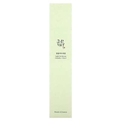 Piękno Joseona, Light on Serum, Centella + Vita C, 1,01 Fl Oz (30 ml) Piękno Joseona, Light on Serum, Centella + Vita C, 1,01 Fl Oz (30 ml)