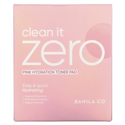 Banila Co, Clean It Zero, Pink Hydration Toner Pad, 70 pads, 7.94 fl oz (235 ml)