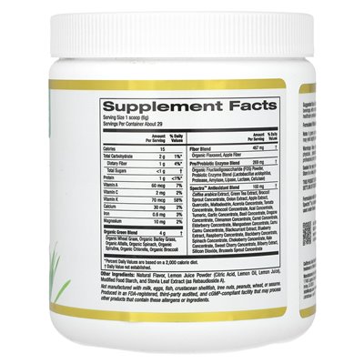 California Gold Nutrition, Superfoods, Supergreens Antioxidant, Strawberry Lemonade, 6,03 uncji (171 g) California Gold Nutrition, Superfoods, Supergreens Antioxidant, Strawberry Lemonade, 6,03 uncji (171 g)
