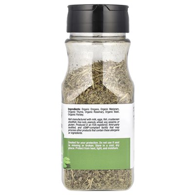 California Gold Nutrition, Foods, Organic Herbes de Provence, 1,73 uncji (49 g)