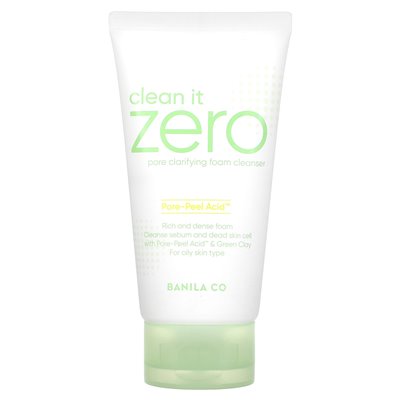 Banila CO, Clean It Zero, Pore Clarifying Foaming Cleanser, 5.07 fl oz (150 ml)