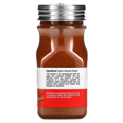 California Gold Nutrition, Foods, Organic Cayenne, 2.75 oz (77 g)