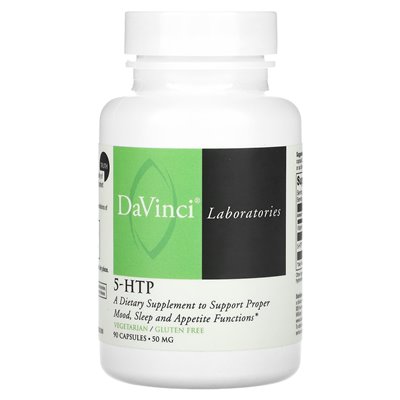 DaVinci Laboratories of Vermont, 5-HTP, 50 mg, 90 kapsułek DaVinci Laboratories of Vermont, 5-HTP, 50 mg, 90 kapsułek