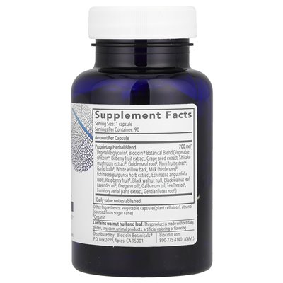 Botaniczne biocidyny, BioCidin®, ciekłe kapsułki, 90 kapsułek Botaniczne biocidyny, BioCidin®, ciekłe kapsułki, 90 kapsułek