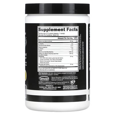 Kontrolowane laboratoria, White Flood Plus, Preworkout, lemoniada elektryczna, 15,17 uncji (430 g)