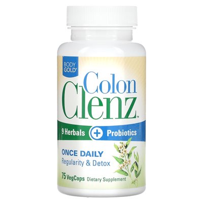 Bodygold, Colon Clenz, 75 pflanzliche Kapseln