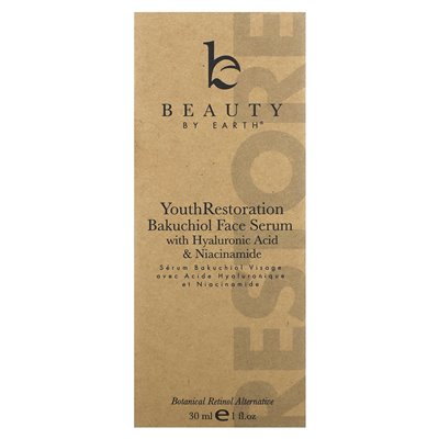 Piękno według Ziemi, Restoration Bakuchiol Bakuchiol Serum, 1 Fl Oz (30 m)