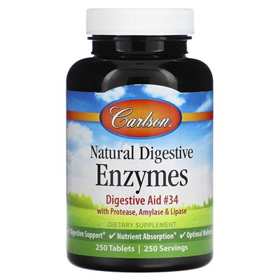 Carlson Natürliche Verdauungsenzyme 250 Tabletten