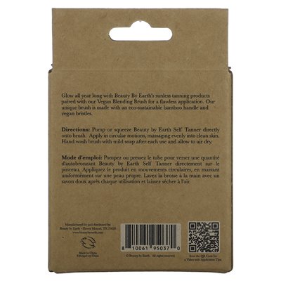 Beauty by Earth, veganer Selbstbräuner-Blending-Pinsel, 1 Blending-Pinsel