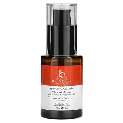Piękno Ziemi, nadpobudliwy przeciwstarze, surowica witaminy C, 1 Fl Oz (30 ml)