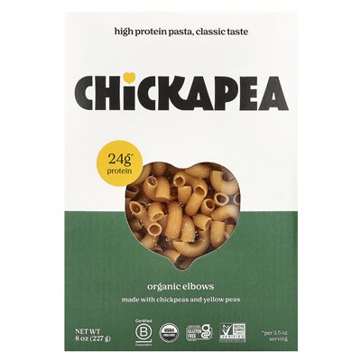 Chickapea, Organic Elbows, 8 oz (227 g)