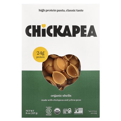 Chickapea, skorupy organiczne, 8 uncji (227 g)