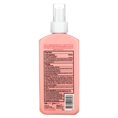B.Tan, Tropic, jakby jest gorący, głęboko opalający suchy spray olej przeciwsłoneczny, SPF 15, 8 fl oz (236 ml)