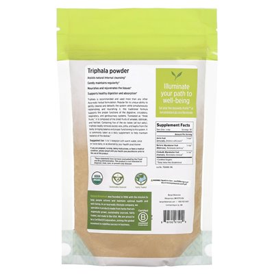 Banyan Botanicals, Triphala Powder, 0,5 funta (227 g) Banyan Botanicals, Triphala Powder, 0,5 funta (227 g)