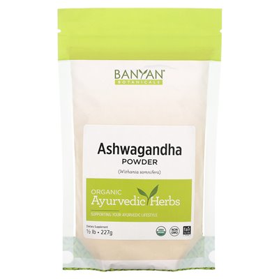 Banyan Botanicals, Ashwagandha Powder, 0,5 g LB (227 g)