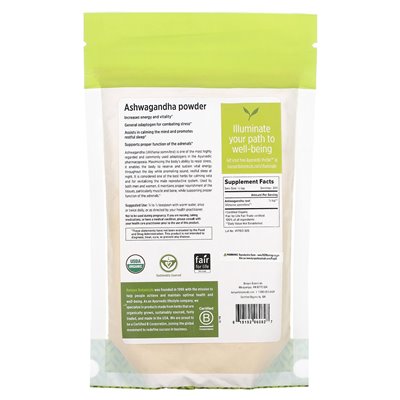 Banyan Botanicals, Ashwagandha Powder, 0,5 g LB (227 g)