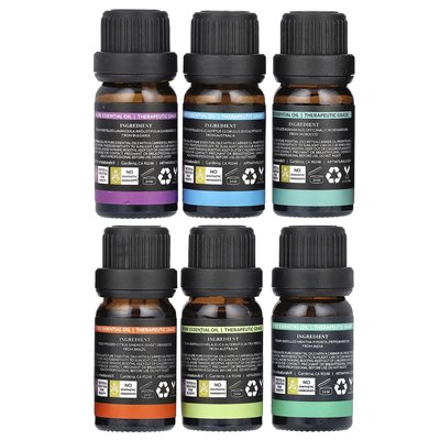 artnaturals, Top 6 Essential Oils Set, 6 Piece Set, .33 fl oz (10 ml) Each