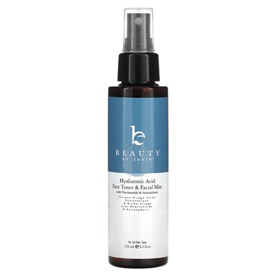 Piękno według Ziemi, kwas hialuronowy toner twarzy i mgła twarzy, 4,5 fl oz (133 ml) Piękno według Ziemi, kwas hialuronowy toner twarzy i mgła twarzy, 4,5 fl oz (133 ml)