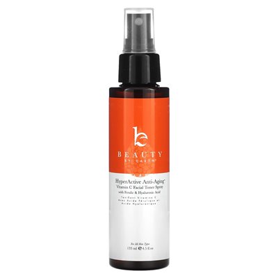 Piękno według Ziemi, nadpobudliwy przeciwstarze, witamina C Spray do twarzy, 4,5 fl oz (133 ml)
