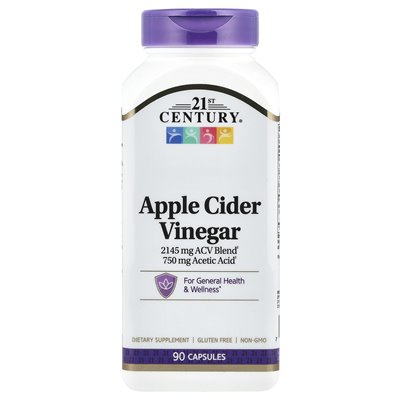21st Century, Apple Cider Vinegar, 90 Capsules