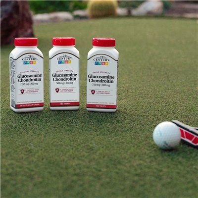 21st Century, Glucosamine Chondroitin, Double Strength, 180 Tablets