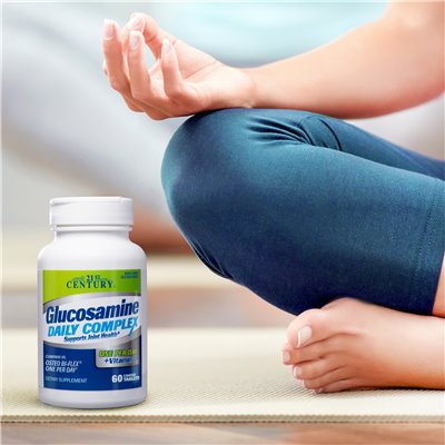 XXI century, glucosamine daily complex, 60 coated tablets