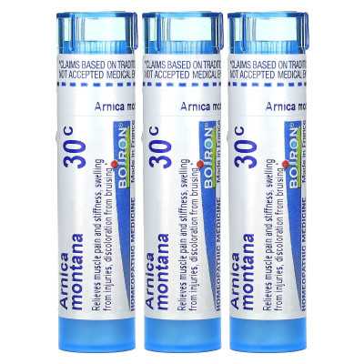 Boiron, Arnica Montana, 30c, 3 Tuben mit je ca. 80 Granulat