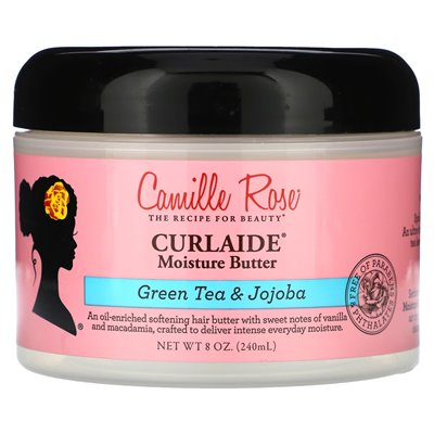Camille Rose, Curlaide Moisture Masher, zielona herbata i jojoba, 8 uncji (240 ml)