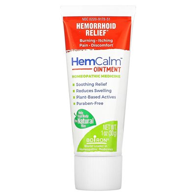 Boiron, maść hemcalm, ulga hemoroidalna, 1 uncja (30 g)