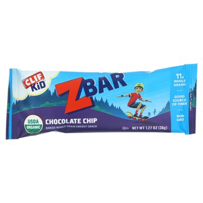 Clif Bar, Clif Kid, Organic Z Bar, Chocolate Chip, 18 Riegel, je 1,27 oz (36 g)