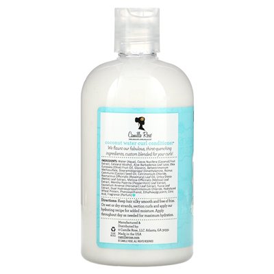Camille Rose, woda kokosowa, Curl Conditioner, 12 uncji (354 ml) Camille Rose, woda kokosowa, Curl Conditioner, 12 uncji (354 ml)