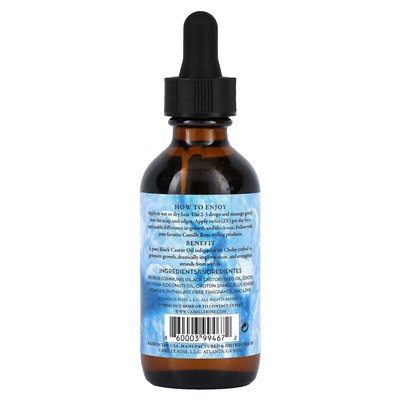 Camille Rose, czarny olej rycynowy + Chebe, 2 fl oz (59 ml) Camille Rose, czarny olej rycynowy + Chebe, 2 fl oz (59 ml)